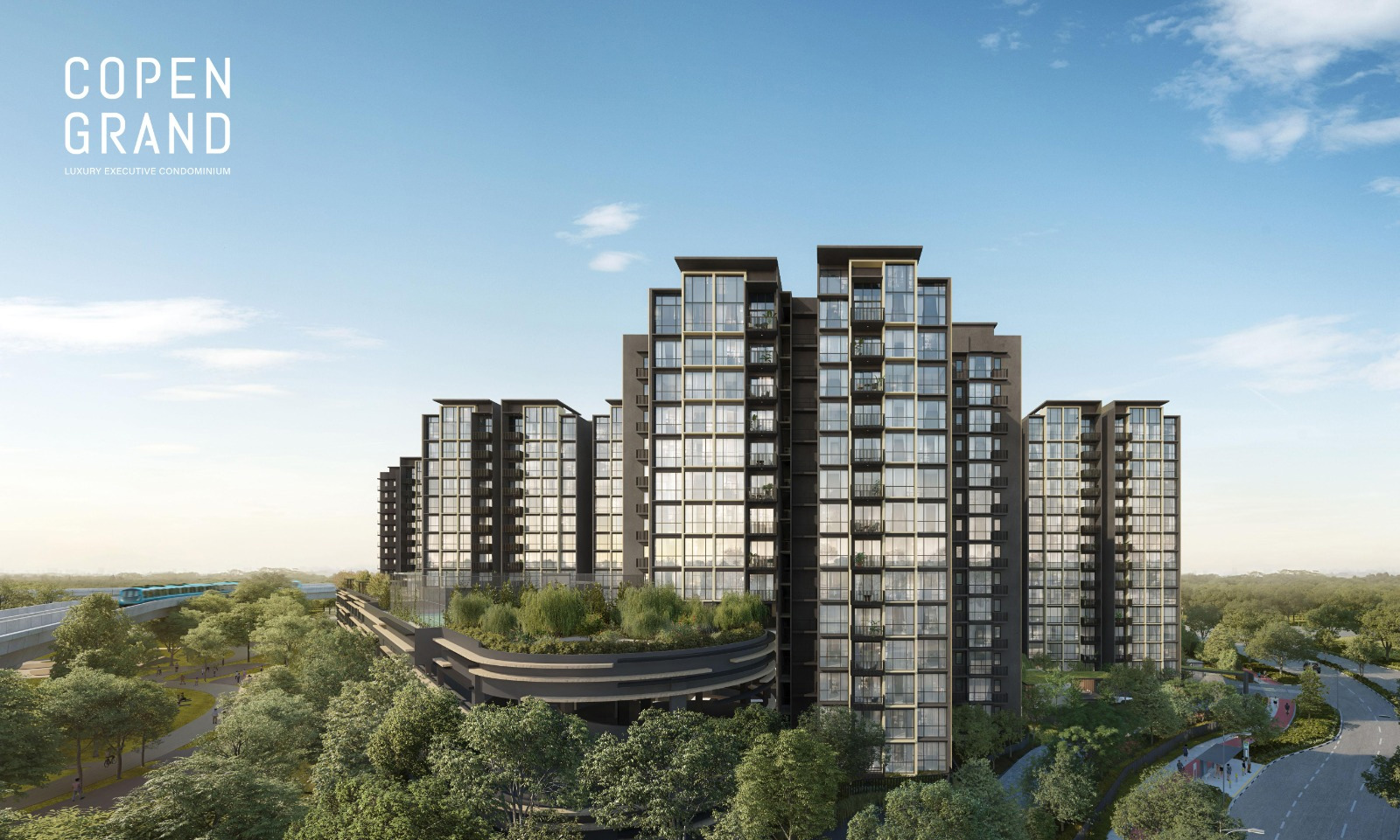 New launch condo - Copen Grand with facade